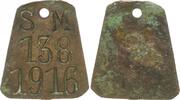 Kolonien: Deutsch-Südwestafrika - Svakopsmund Hundemarke Deutsch-Südwestafrika Hundemarke 1916 - sehr selten (6) -