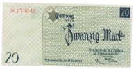 Deutschland / Polen / Getto Litzmannstadt 20 Mark Geldschein Getto Litzmannstadt Geldschein zu 20 Mark (1940) Reprint / Neudruck Picture