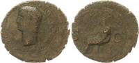 Antike / Römische Kaiserzeit / Caligula Sesterz Caligula, Sesterz, Vesta n.l. thronend mit Patera und Zepter -