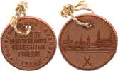 Dresden, Sachsen Medaille Meißen Porzellan Meißen Porzellanmedaille Volkskongress Sachsen 1948 -