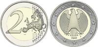 Bundesrepublik Deutschland 2 Euro KURSMÜNZE 2 Euro Kursmünze Deutschland 2008 F Polierte Platte in Münzkapsel -