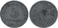 Deutschland / Kaiserreich 5 Pfennig 45 Grad Drehung Kaiserreich 5 Pfennig 1918 F 45 Grad Stempeldrehung,Rand glatt -