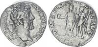 Antike / Römische Kaiserzeit, Commodus Denar, Silber Commodus Denar Comm. n.l.stehend, wird von Jupiter l.v. ihm beschützt, -