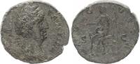 Antike / Römische Kaiserzeit / Faustina I As Faustina I, gest. 141, As AVGVSTA Kybele sitzt n.l. -