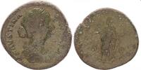 Antike / Römische Kaiserzeit, Faustina Filia Sesterz Faustina II Filia Laetitia n.l.stehend -