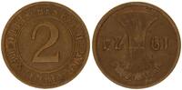 Deutschland / Weimar 2 Pfennig Weimar 2 Pfennig 1924G Fehlprägung: 180 Grad Stempedrehung Kehrprägung -