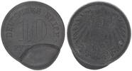 Deutschland / Kaiserreich 10 Pfennig Fehlprägung Kaiserreich 10 Pfennig Fehlprägung,Abdruck eine mit geprägten Rohlings -