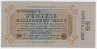 Deutsches Reich 50 Milliarden Mark Reichsbanknote vom 10. Oktober 1923, Wasserzeichen Kreuzblüten -