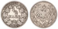 Deutsches Kaiserreich 1/2 Mark 1/2 Mark Silber - 1906 J Deutsches Kaiserreich -