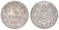 Deutsches Kaiserreich 1/2 Mark 1/2 Mark Silber - 1907 J Deutsches Kaiserreich -