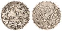 Deutsches Kaiserreich 1/2 Mark 1/2 Mark Silber - 1907 J Deutsches Kaiserreich -