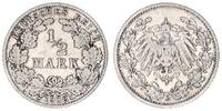 Deutsches Kaiserreich 1/2 Mark 1/2 Mark Silber - 1908 G Deutsches Kaiserreich -