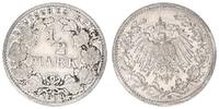 Deutsches Kaiserreich 1/2 Mark 1/2 Mark Silber - 1908 G Deutsches Kaiserreich -