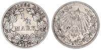 Deutsches Kaiserreich 1/2 Mark 1/2 Mark Silber - 1908 G Deutsches Kaiserreich -
