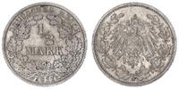Deutsches Kaiserreich 1/2 Mark 1/2 Mark Silber - 1911 G Deutsches Kaiserreich -