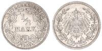 Deutsches Kaiserreich 1/2 Mark 1/2 Mark Silber - 1906 A Deutsches Kaiserreich -