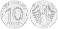 Deutschland / DDR 10 Pfennig 10 Pfennig DDR 1953 E seltenes Jahr / Münzzeichen -