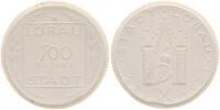 Deutschland / Löbau Meissner Porzellanmedaille, Medaille: 700 Jahre Stadt Löbau, Meissner Porzellan -