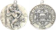 Ecuador Medaille Christophorus Medaille Christophorus, fabrica de clavos guayas S.A., Hexagramm -