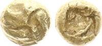 Antike / Griechenland, Ionien 1/24. Stater Elektron / Gold Antike/Griechenland Ionien Ephesos 1/24. Stater (Myshemihekte) -
