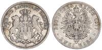 Deutsches Kaiserreich - Hamburg 2 Mark Hansestadt Hamburg - 2 Mark - kleiner Adler -