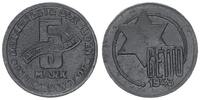 Deutschland / Polen / Getto Litzmannstadt 5 Mark (mit Echtheitszertifikat) MAGNESIUM !!! -