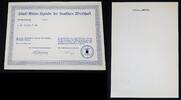 Deutschland / 3. Reich "Blanko" Adolf Hitler Spende der deutschen Wirtschaft N°433187 Luther, Martin -
