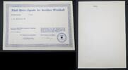 Deutschland / 3. Reich "Blanko" Adolf Hitler Spende der deutschen Wirtschaft N°433194 Oder -