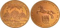 Geschichte des Bergbaus Medaille Bronze MEDAILLE,⚒ PREUSSAG AG.VS:Grube Güte des Herrn/ RV: Niedersachsenross mit Wappen -