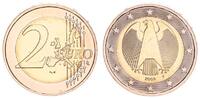 Bundesrepublik Deutschland 2 Euro Deutschland 2 Euro Kursmünze Bundesadler 2005 F prägefrisch -