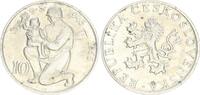 Tschechoslowakei 10 Korun Tschechoslowakei 10 Korun 1955 Auf den 10. Jahrestag der Befreiung von Deutschla -