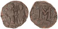 Antike / Byzanz Justinus II Follis Byzanz Justinus II. 565-578 n.Chr Theoupolis Bronze Follis J. 566/567 ss -