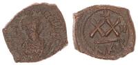 Antike / Byzanz Halbfollis Byzanz Phocas 602-610 n.Chr. Nikomedia Bronze Halbfollis J. 603/604 -