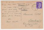 3. Reich / Polen Postkarte aus Litzmannstadt/Lodz Postkarte aus Litzmannstadt/Lodz, Am Deutschlandplatz -