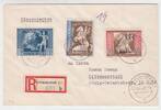 3. Reich / Litzmannstadt/lodz Einschreibbriefumschlag Litzmannstadt/Lodz Briefumschlag Litzmannstadt/Lodz, 16.4.43 -