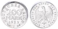 Deutschland / Kaiserreich 200 Mark, Fehlprägung Inflationszeit 200 Mark 1923J prfr. ca.10 dezentriert -