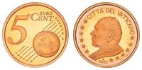 Vatikan 5 Cent Vatikan 5 Cent 2005 Kursmünze mit Papstmotiv PP -