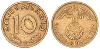 Deutschland / Drittes Reich 10 Pfennig Drittes Reich 10 Pfennig 1937 G -