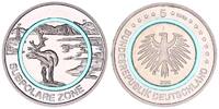 Bundesrepublik Deutschland - BRD 5 Euro 5 Euro 2020 J Subpolare Zone blau - Hirsch und Adler -