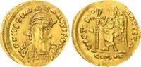 Antike / Ostgoten / Athalarich, Theodahad und Witi Solidus Ostgoten Athalarich, Theodahad und Witigis (526-540) - Solidus 530-539 RRRR! -