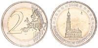 Deutschland - BRD - Hamburg 2 Euro Fehlprägung 2 € 2008 G - Fehlprägung mit abartigen Münzzeichen - Bundesländerserie -