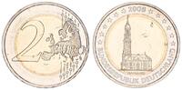 Deutschland - BRD - Hamburg 2 Euro Fehlprägung 2 € 2008 G - Fehlprägung mit abartigen Münzzeichen - Bundesländerserie -