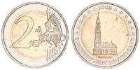 Deutschland - BRD - Hamburg 2 Euro Fehlprägung 2 € 2008 G - Fehlprägung mit abartigen Münzzeichen - Bundesländerserie -