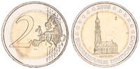 Deutschland - BRD - Hamburg 2 Euro Fehlprägung 2 € 2008 G - Fehlprägung mit abartigen Münzzeichen - Bundesländerserie -
