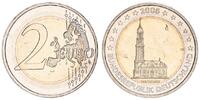 Deutschland - BRD - Hamburg 2 Euro Fehlprägung 2 € 2008 G - Fehlprägung mit abartigen Münzzeichen - Bundesländerserie -