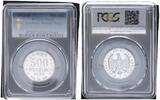 Deutschland / Inflationsgeld 500 Mark 500 Mark 1923 D Aluminium PP PCGS zertifitiert -