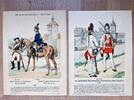 Deutschland Bild Uniformkunde (Richard Knötel): Schwäbische Grenadiere / Kürassiere / Dragoner -