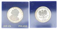 Polen 100 Zloty Helena Modrzejewska Silber -