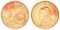 Vatikan 5 Cent Vatikan 5 Cent 2005 Kursmünze mit Papstmotiv -