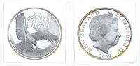 Neuseeland 1 Dollar 1 Unze Giant Eagle Fabulous 15 Ausgestorbene Riesen -